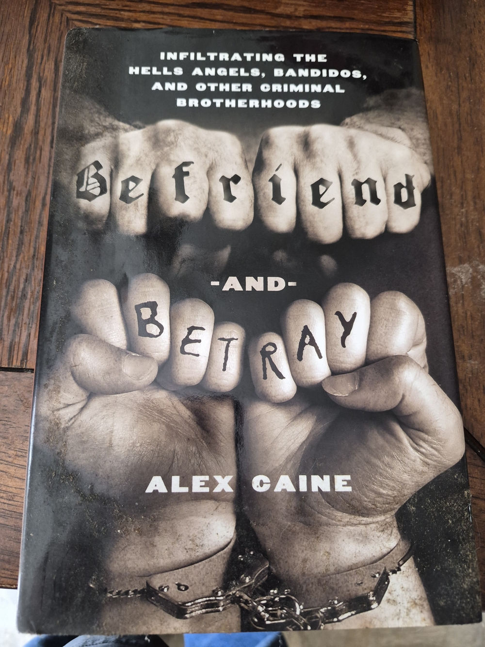 Befriend and Betray by Alex Caine - Black & Sepia Cover